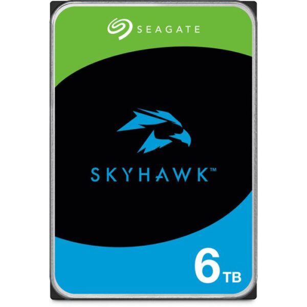 ST6000VX009 HDD 6TB 5400rpm 256MB SATA 24/7 töö Skyhawk Seagate