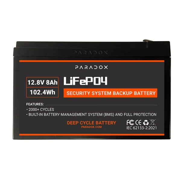 Paradox Aku LiFePO4 12.8V 8Ah