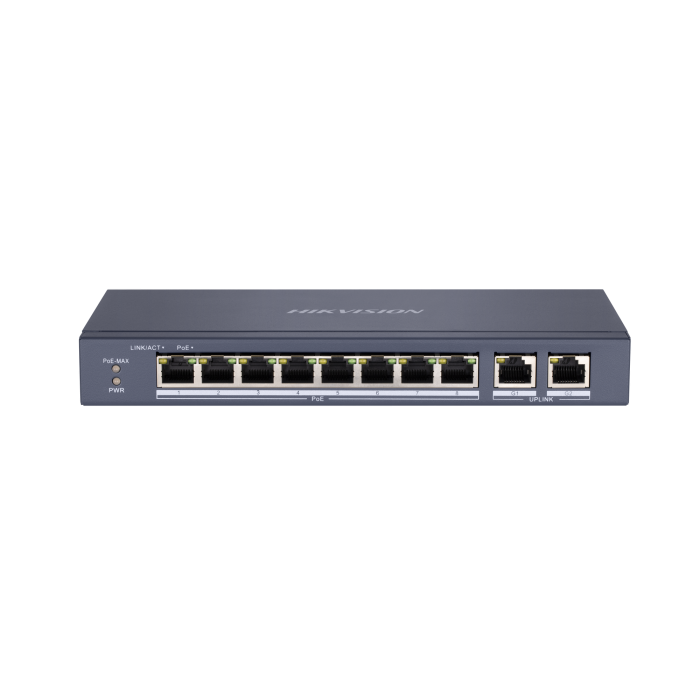 Switch DS-3E0310P-E/M 8-port Gigabit PoE