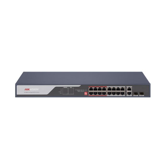 Switch DS-3E0318P-E 16-porti 10/100Mbps PoE