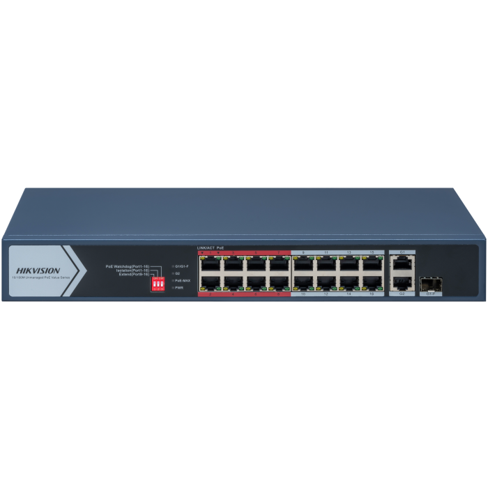 Switch DS-3E0318P-E/M 16 POE