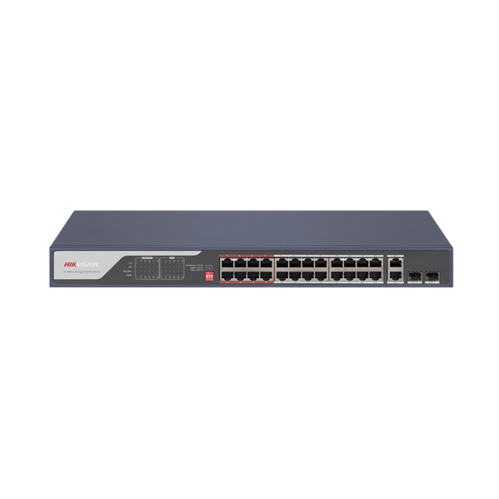Switch DS-3E0326P-E(C) 24-port Gigabit