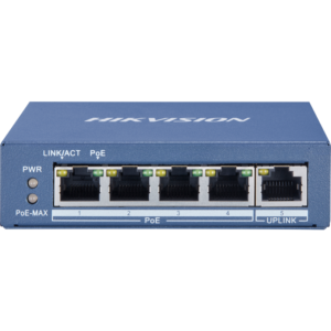 Switch DS-3E0505P-E 4 ports POE 1000Mbps 1 x RJ45 60W