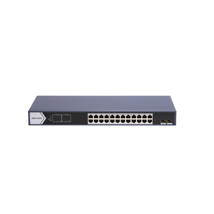 Switch DS-3E0526P-E/M(B) 24-porti Unmanaged PoE