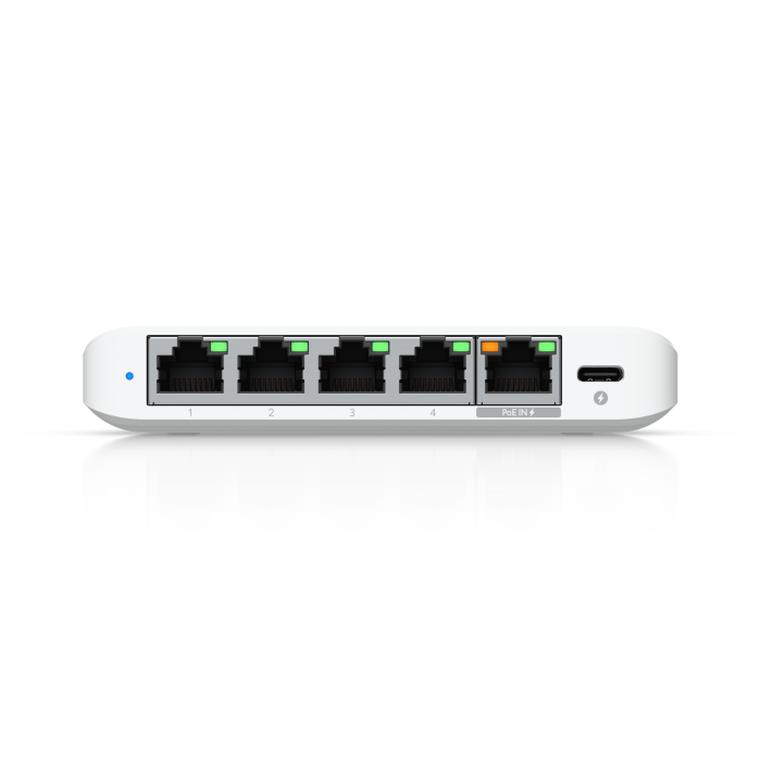 Switch USW-Flex-2.5G-5 Flex Mini 2.5G 4x2.5 GbE porti + 1 2.5GbE