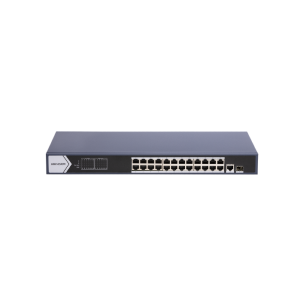 Switch DS-3E0526P-E(B) 24 port Gigabit Unmanaged PoE
