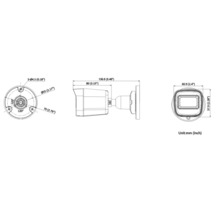 IP kaamera IPC-B141H-C 4MP 2.8mm toru valge