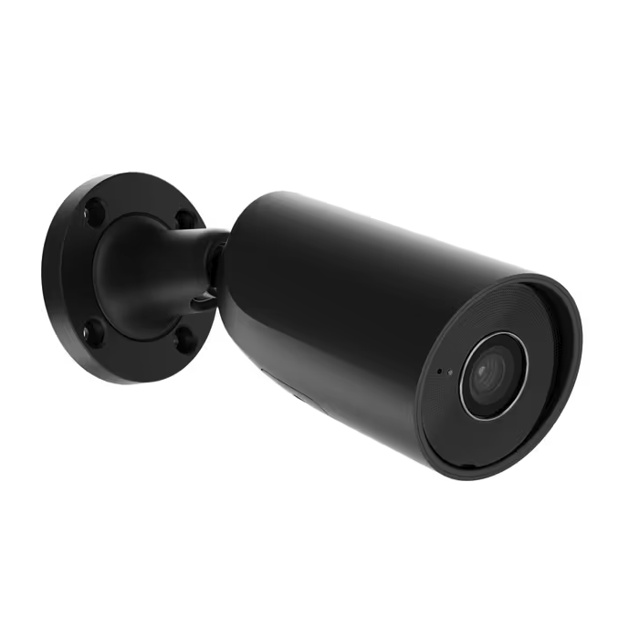 BulletCam Must IP kaamera toru 8MP, 2,8mm ASP must PoE IP65 12V Ajax