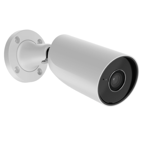 BulletCam Valge IP kaamera toru 8MP, 2,8mm ASP valge PoE IP65 12V Ajax