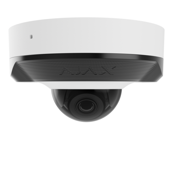 DomeCam Mini Valge IP minikuppel 5MP, 2,8mm ASP valge PoE IP65 12VAjax