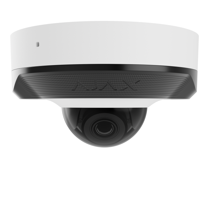 DomeCam Mini Valge IP minikuppel 5MP, 2,8mm ASP valge PoE IP65 12VAjax